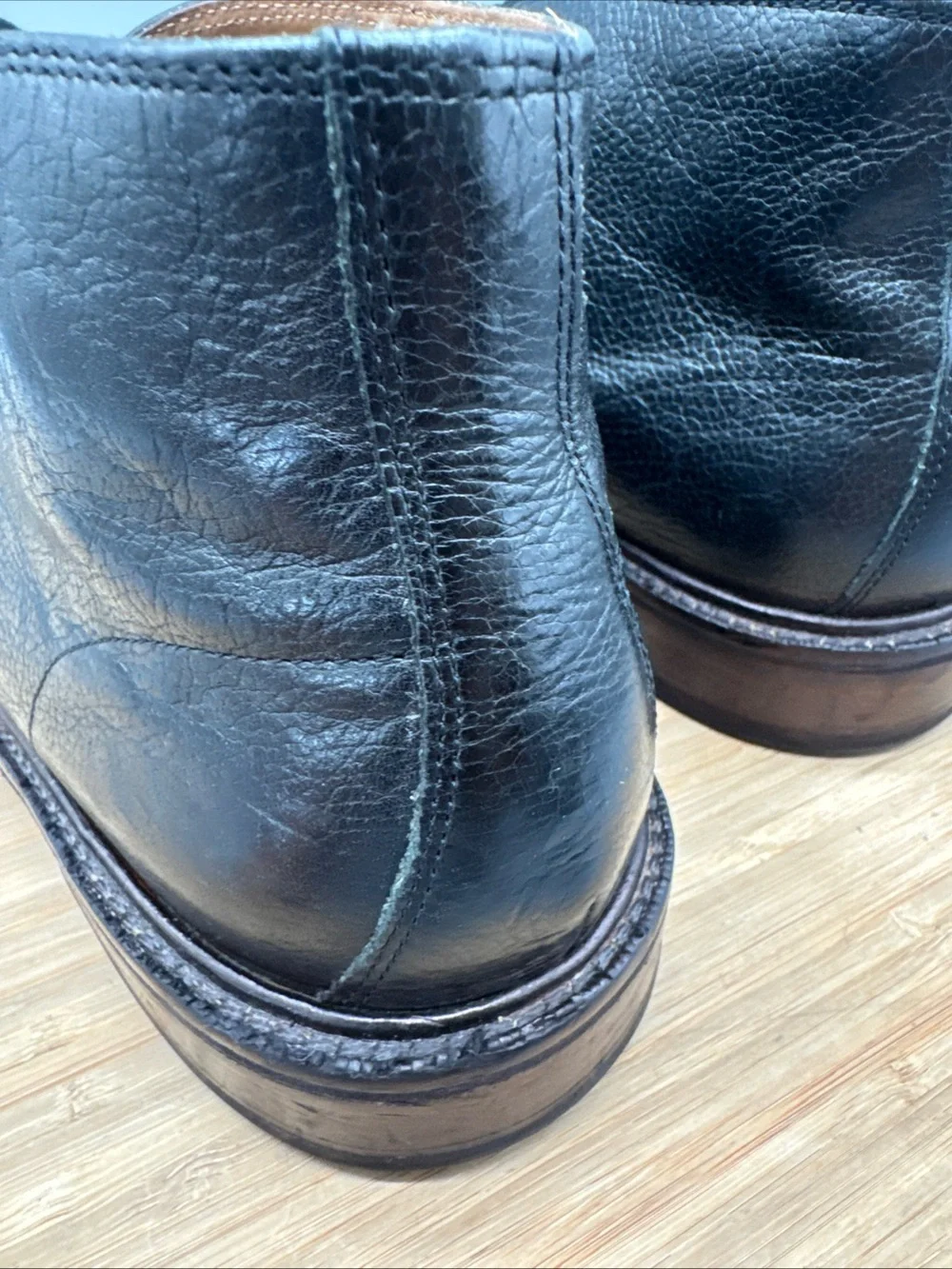 Cole Haan Barron Men's Black Leather Chukka Boots Size 12M ‎ C22940U